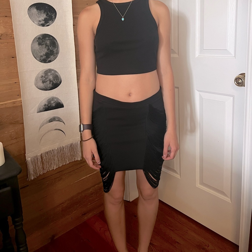 Haute Hippie mini skirt